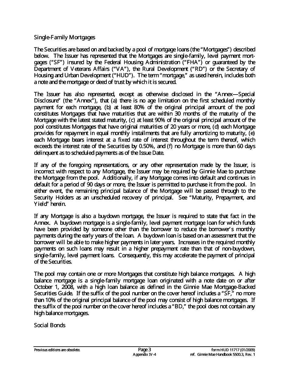 Form HUD-11717 Prospectus Ginnie Mae I Single-Family Mortgages, Page 3
