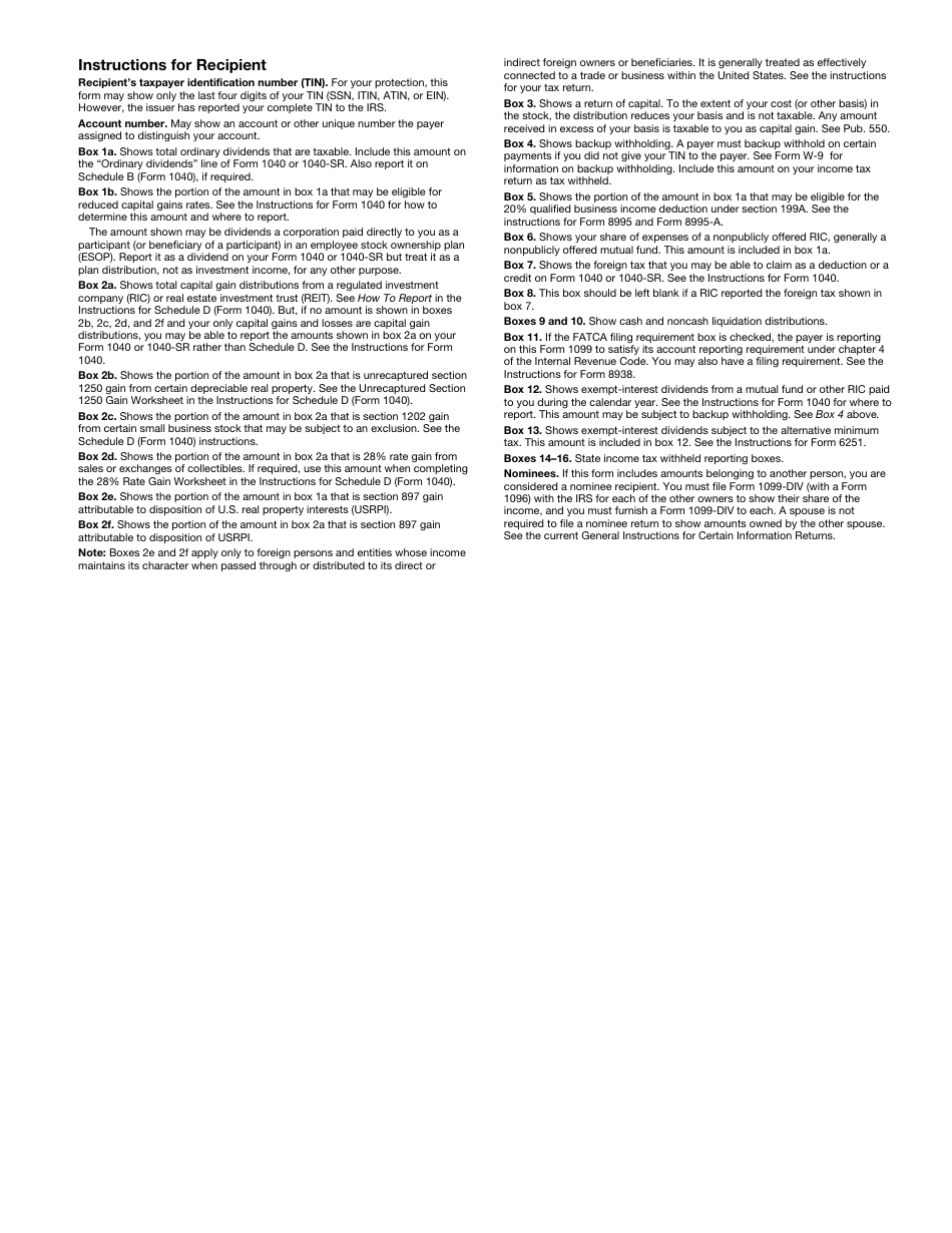 IRS Form 1099-DIV Dividends and Distributions, Page 5