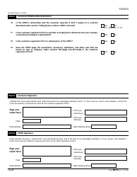 IRS Form 8973 Certified Professional Employer Organization/Customer Reporting Agreement, Page 2