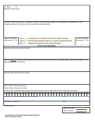 DSHS Form 10-688 Dda Specialty Adult Family Home (Afh) Pilot Monthly Client Goal and Progress Report - Washington, Page 2