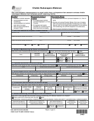 DSHS Form 14-467 Mid-certification Review - Washington (Trukese)