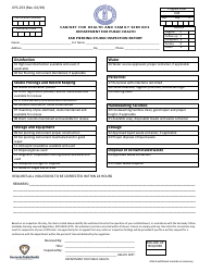 Document preview: Form DFS-253 Ear Piercing Studio Inspection Report - Kentucky