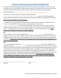 Application for City of Flint Chdo Certification - City of Flint, Michigan, Page 14