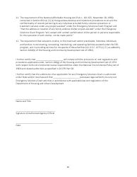 Emergency Solutions Grant (Esg) Request for Proposals (Rfp) - City of Flint, Michigan, Page 20