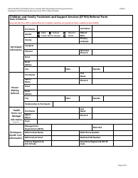 Document preview: Children and Family Treatment and Support Services (Cftss) Referral Form - Monroe County, New York