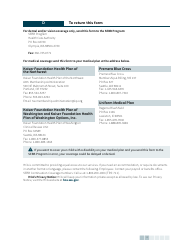 Form HCA20-0061 Sebb Certification of a Child With a Disability - Washington, Page 2