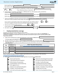 Form BLS700 028 Business License Application - Washington, Page 5