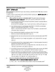 Form PO001 Petition for Protection Order - Washington (English/Korean), Page 28