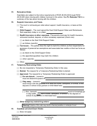 Form GDN M203 Order on Emergency Minor Guardianship - Washington, Page 8