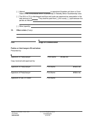 Form GDN M203 Order on Emergency Minor Guardianship - Washington, Page 9