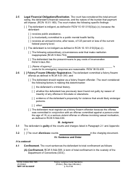 Form WPF CR84.0400 P Felony Judgment and Sentence - Prison (Non-sex Offense) - Washington, Page 5