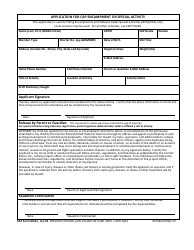 Document preview: CAP Form 60-81 Application for CAP Encampment or Special Activity