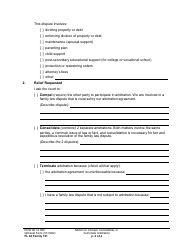 Form FL All Family191 Motion to Compel, Consolidate, or Terminate Arbitration - Washington, Page 2