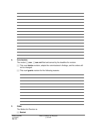 Form PO111 Order on Motion for Revision - Washington, Page 2