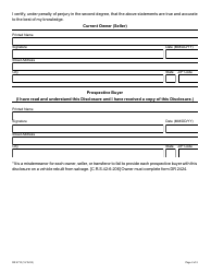Form DR2710 Branded Title Disclosure Statement - Colorado, Page 2