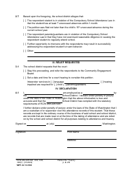 Form WPF JU13.0100 Petition Regarding Truancy (Pttru) - Washington, Page 4