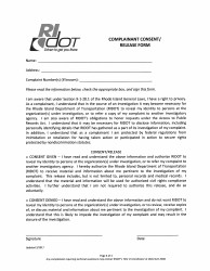 Title VI/Nondiscrimination Complaint Form - Rhode Island, Page 4