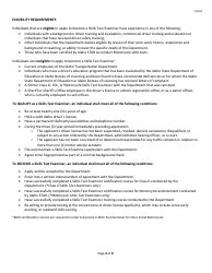 Skills Test Examiner Application - Idaho, Page 2