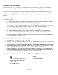 Skills Test Examiner Application - Idaho, Page 3