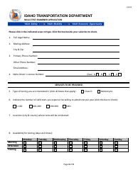 Skills Test Examiner Application - Idaho, Page 4