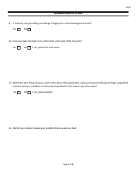 Skills Test Examiner Application - Idaho, Page 5