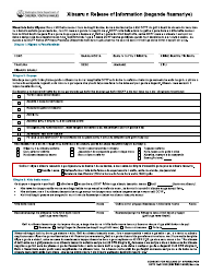 DCYF Form 14-012 Consent for Release of Information - Washington (Soninke)