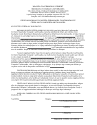 Document preview: Authorization for Release of Medical Records by Holder of Power of Attorney - Vermont (Somali)