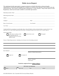 Document preview: Form SCO-PIO-PUB-0001.1 Media Access Request - Ohio