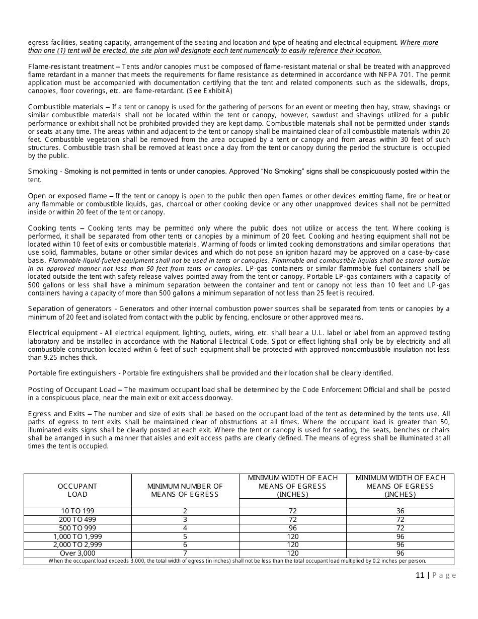 Special Event Application - Monroe County, New York, Page 11