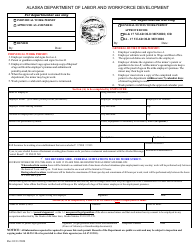 Individual Work Permit - Alaska