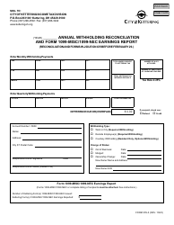 Form KW-3 Annual Withholding Reconciliation and Form 1099-misc/1099-nec Earnings Report - City of Kettering, Ohio, Page 2