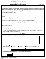 Form MT-2 (1; FEMA Form FF-206-FY-21-100) Overview &amp; Concurrence Form