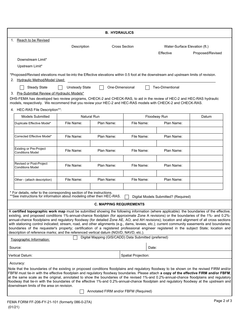 Form MT-2 (2; FEMA Form FF-206-FY-21-101) - Fill Out, Sign Online and ...