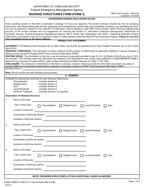 Form MT-2 (3; FEMA Form FF-206-FY-21-102)  Printable Pdf