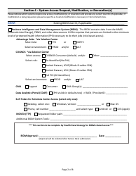 Third Party User Access Request Form (Bus &amp; Bridge Access Form) - Colorado, Page 2