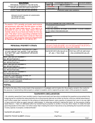 Form PT-50M Marine Personal Property Tax Return - DeKalb County, Georgia (United States), Page 3