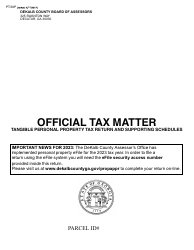 Form PT-50P Business Personal Property Tax Return - DeKalb County, Georgia (United States)