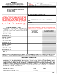 Form PT-50A Aircraft Personal Property Tax Return - DeKalb County, Georgia (United States), Page 3