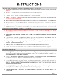 Form PT-50A Aircraft Personal Property Tax Return - DeKalb County, Georgia (United States), Page 4