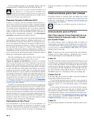 Instrucciones para IRS Formulario 1040 (SP) Anexo SE Impuesto Sobre El Trabajo Por Cuenta Propia (Spanish), Page 4