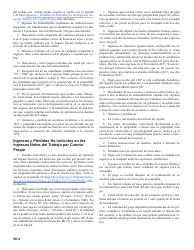 Instrucciones para IRS Formulario 1040 (SP) Anexo SE Impuesto Sobre El Trabajo Por Cuenta Propia (Spanish), Page 6