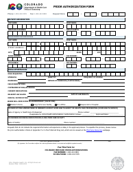 Document preview: Pharmacy Prior Authorization Form - Colorado