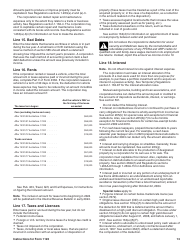 Instructions for IRS Form 1120 U.S. Corporation Income Tax Return, Page 13