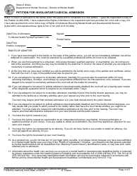 Form IL432-2005 Petition for Involuntary/Judicial Admission - Illinois, Page 4