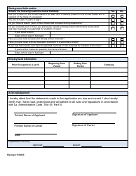 Driving School Instructor/Third Party Examiner Application - Louisiana, Page 2