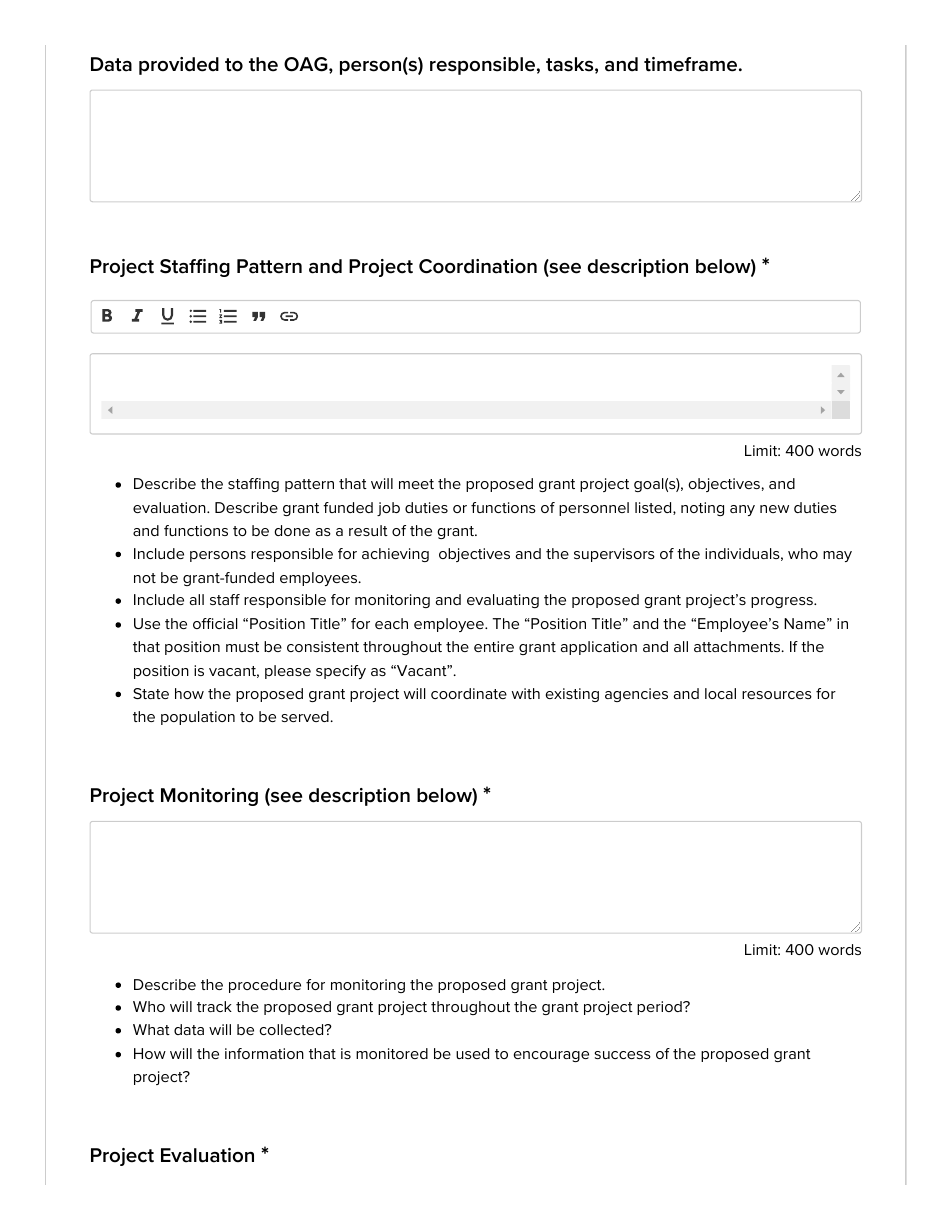 Preview the Htvaf Grant Application Questions - Kansas, Page 14