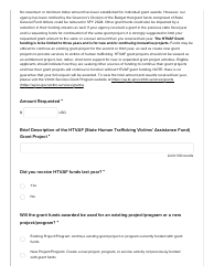 Preview the Htvaf Grant Application Questions - Kansas, Page 2