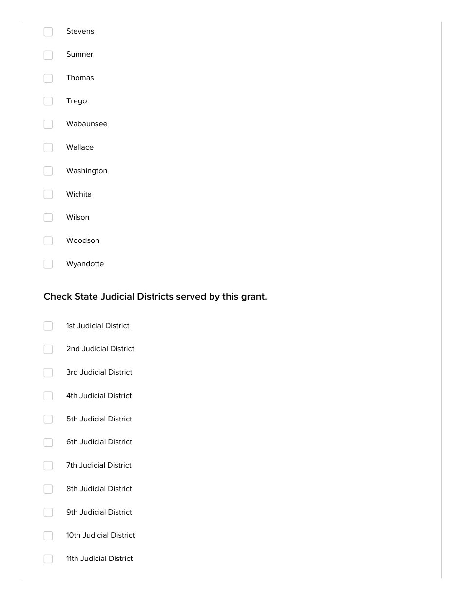 Preview the Htvaf Grant Application Questions - Kansas, Page 8