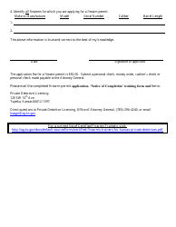Firearm Permit - Initial Application - Kansas, Page 2