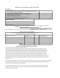 Document preview: MCT Form 4 Individual Occupational License Fee Return - Marion County, Kentucky